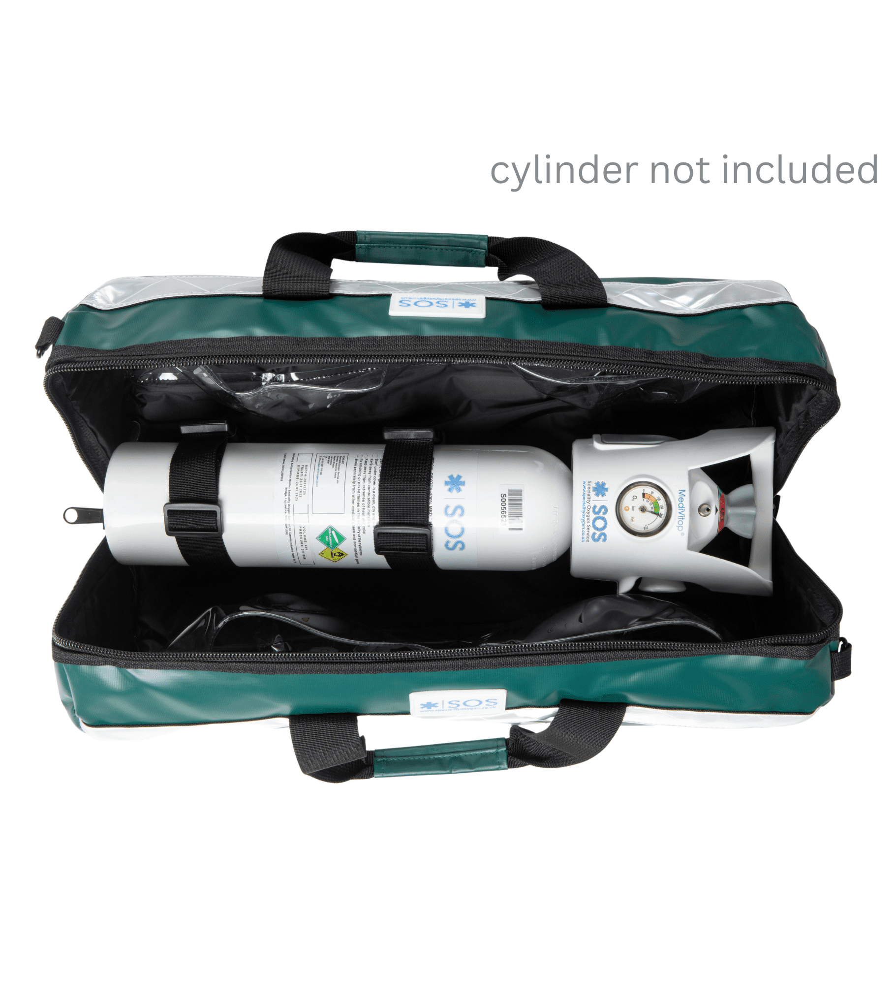 medical oxygen cylinder bag backpack rucksack grab bag barrel bag oxygen tank bottle canister not boc lifeline cd entonox